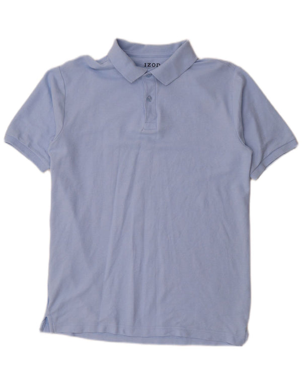 Izod Boys Husky Polo Shirt 15-16 År XL Blå Bomuld
