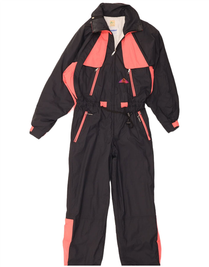 Aesse Dame Ski Jumpsuit IT 44 Medium Sort Colourblock Polyester