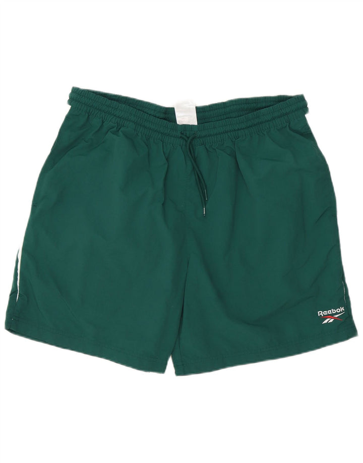 Reebok Herre Sportshorts XL Grøn Colourblock Polyester