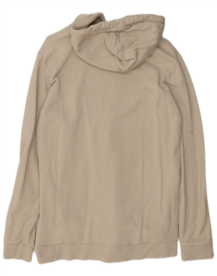Adidas grafisk hættetrøje til mænd mellem beige bomuld