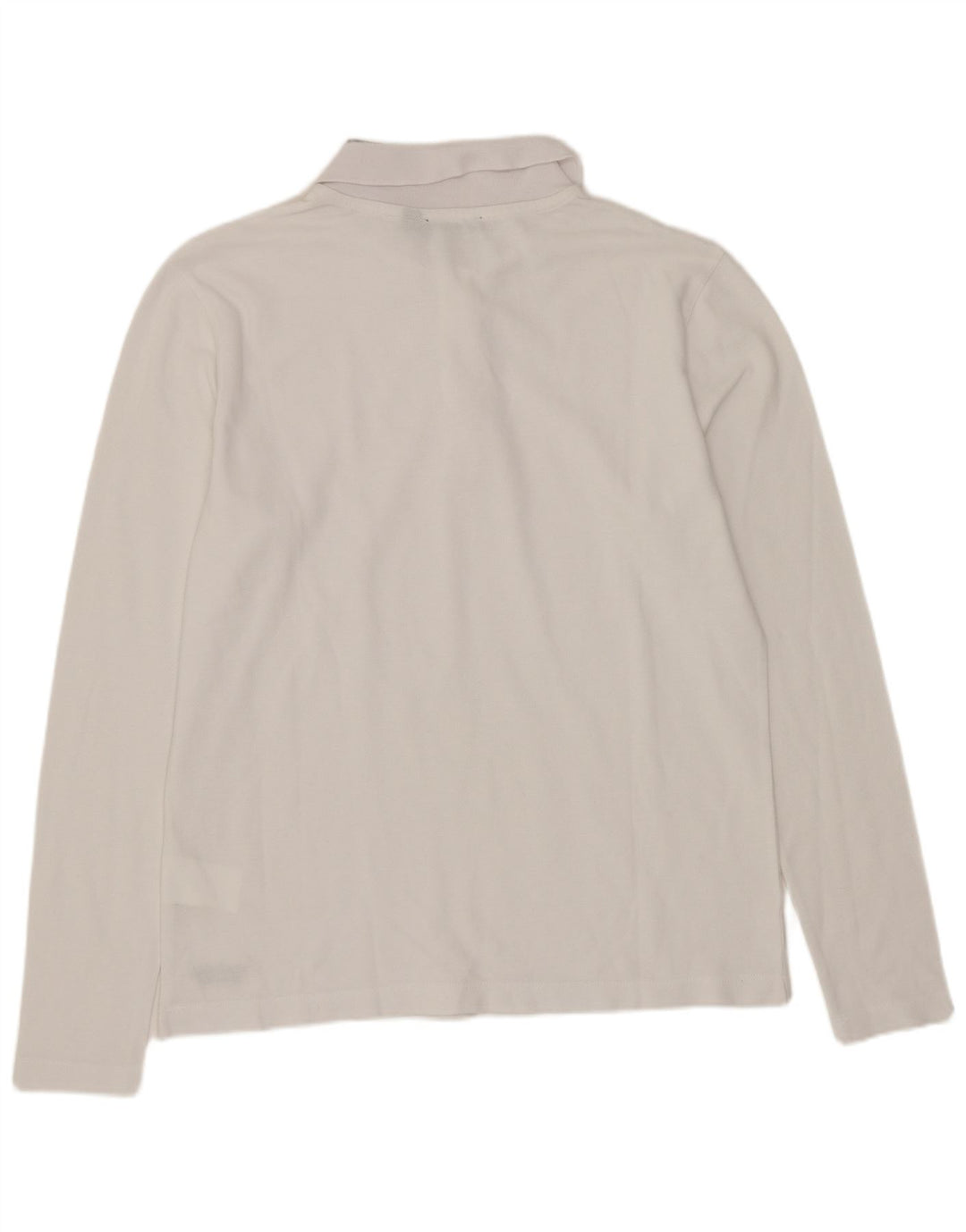 Calvin Klein Langærmet herre poloshirt Medium hvid bomuld