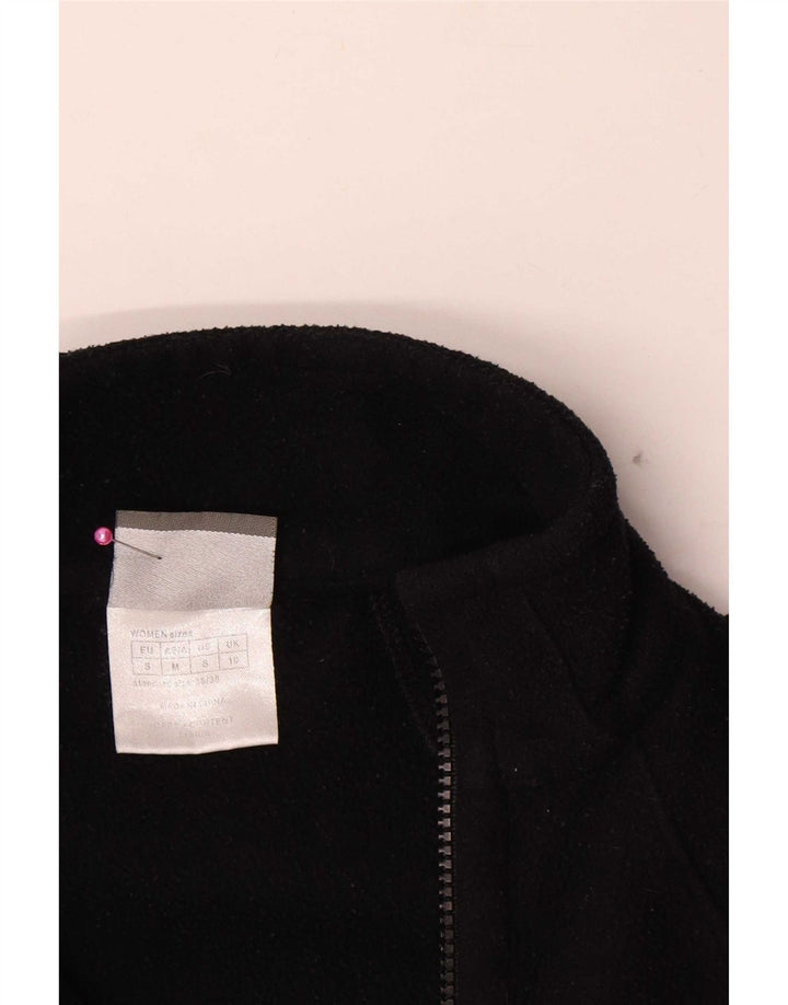 Jack Wolfskin Dame Fleecejakke UK 10 Small Black Polyester