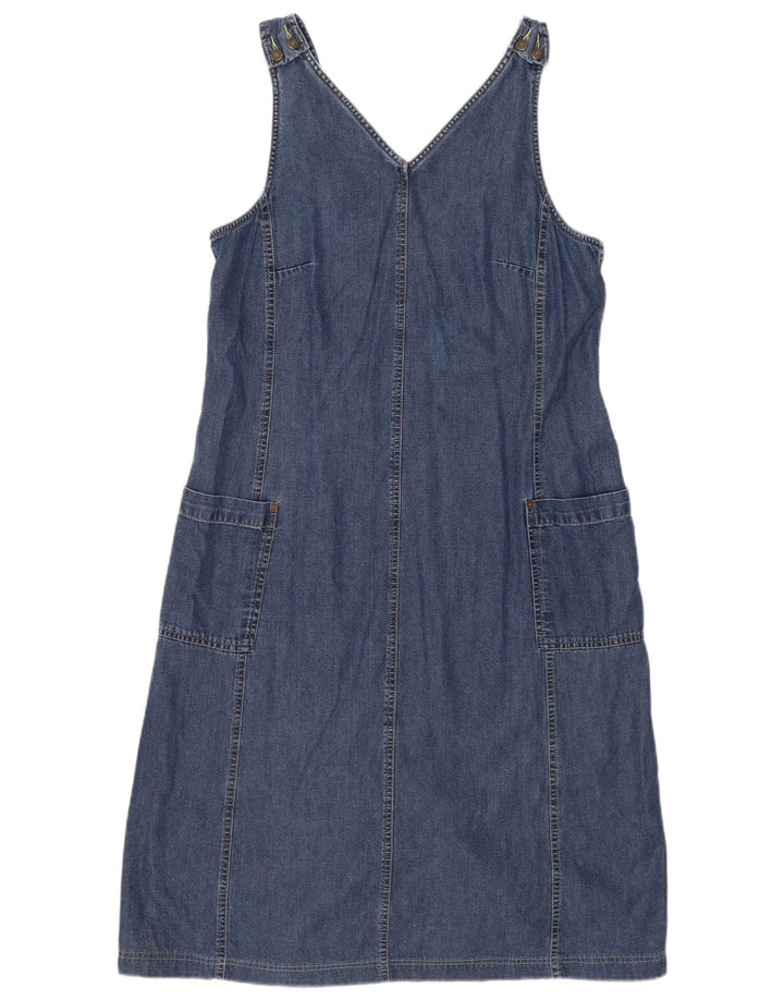 Marks & Spencer Dame St. Michael Denim Dungaree Dress UK 16 Large Blue