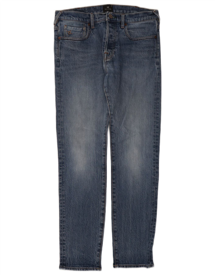 Paul Smith Herre Slim Jeans W32 L30 Blå Bomuld
