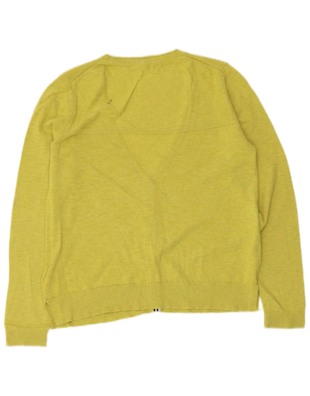 White Stuff Dame Cardigan Sweater UK 10 Small Green Bomuld