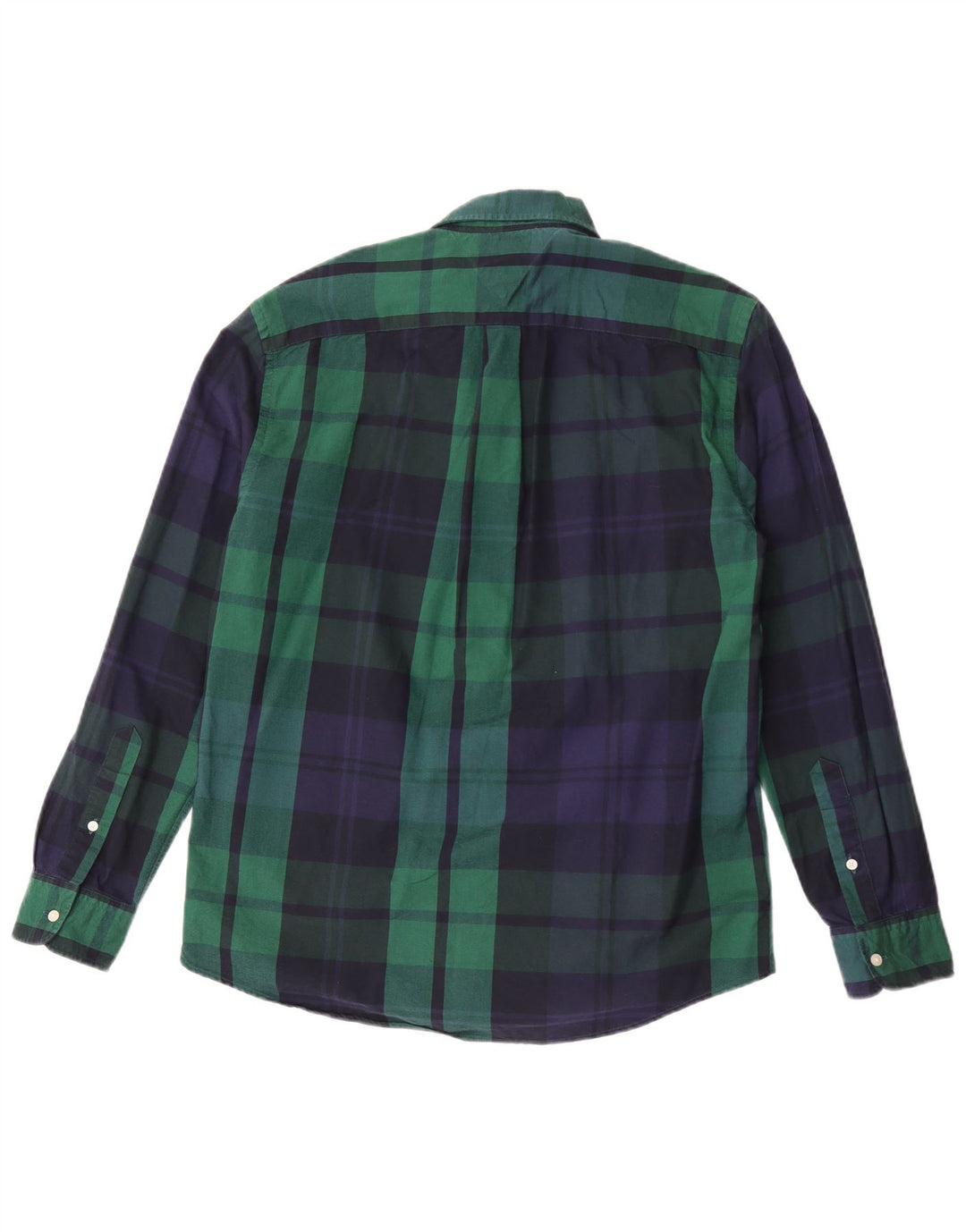 Tommy Hilfiger Herre Regular Fit skjorte Stor grøn plaid