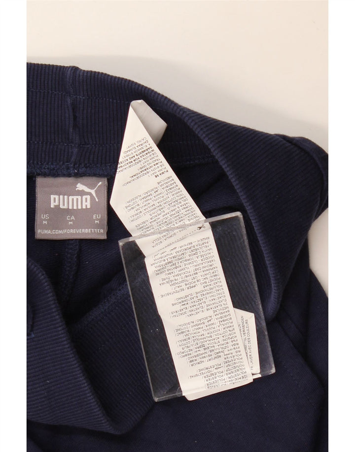 PUMA Grafiske sportsshorts til mænd Medium marineblå bomuld