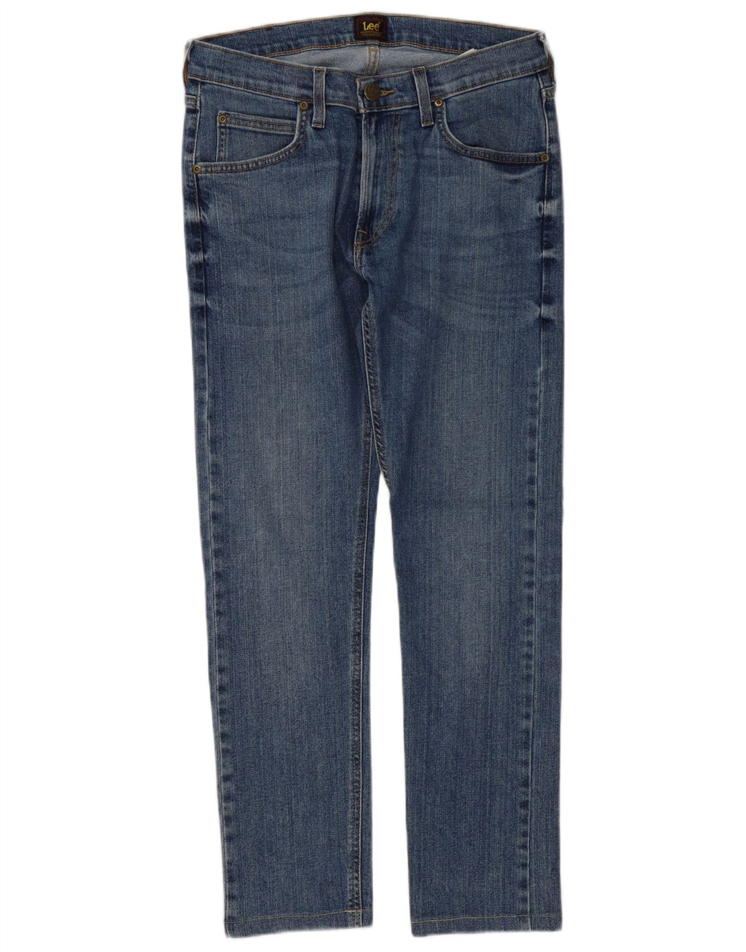 Lee Herre Luke Slim Jeans W30 L27 Blå Bomuld