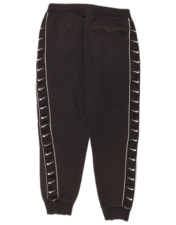Nike Træningsdragt bukser til mænd Joggers Small Black Colourblock Cotton Sports