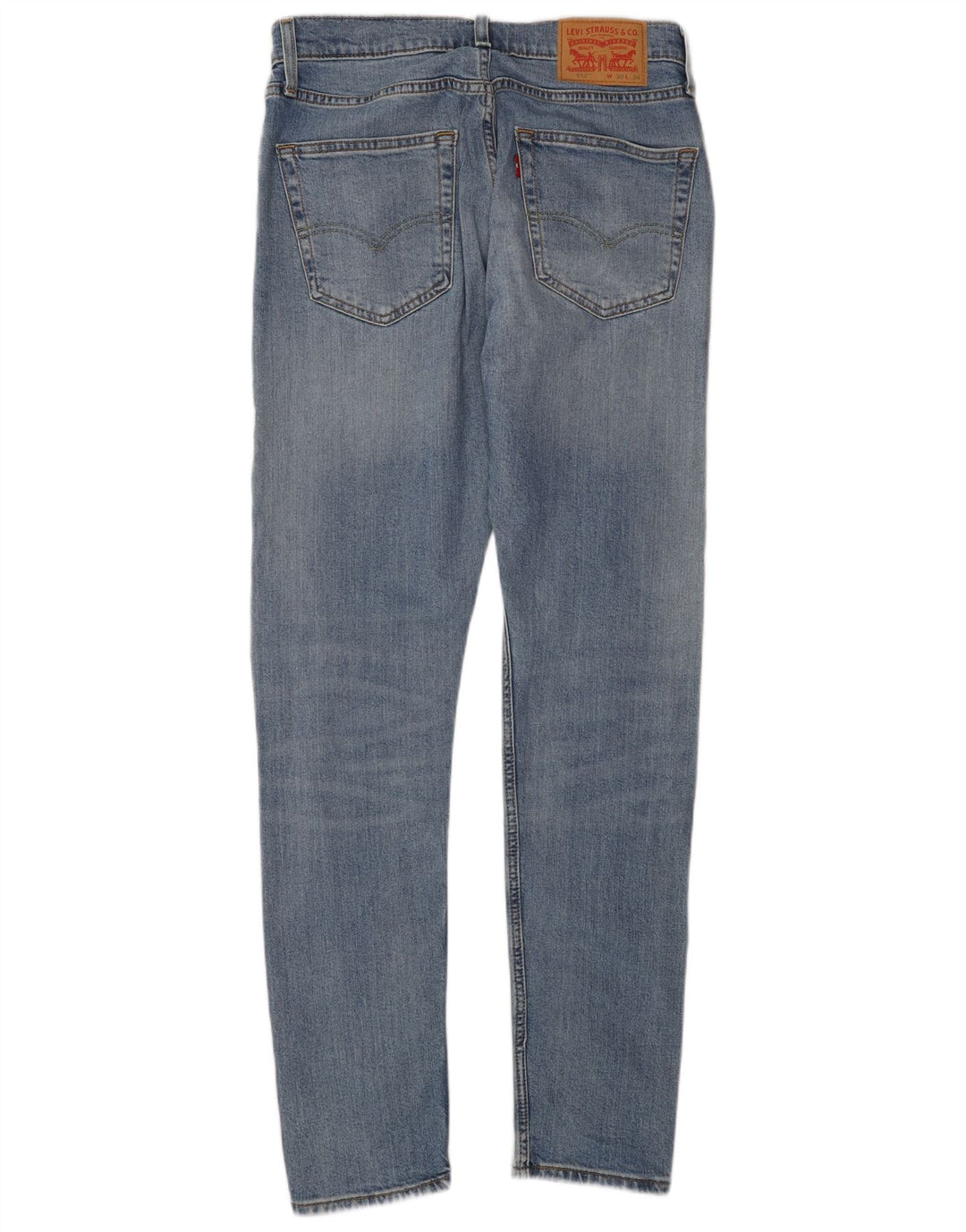Levi's Herre 512 Slim Tapered Jeans W30 L34 Blå Bomuld