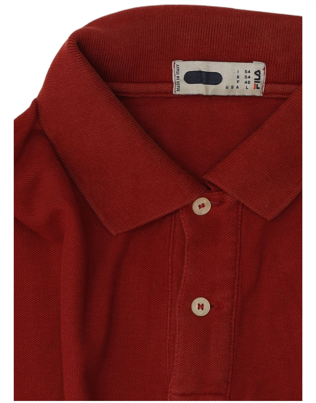 Fila Polo Shirt til mænd IT 54 XL Rød