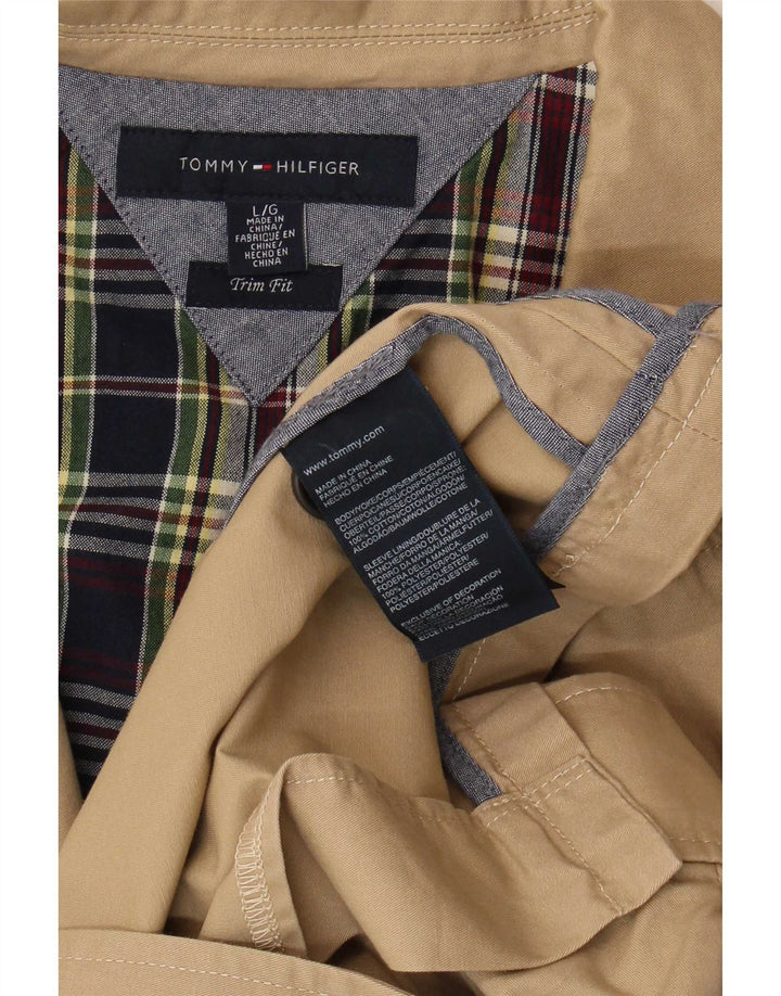 Tommy Hilfiger Herre trim fit 2 Button Blazer Jacket UK 40 Large Beige