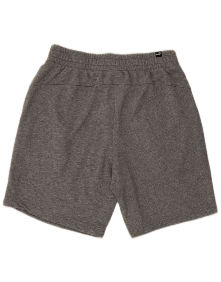 Puma Herre grafiske sportsshorts Medium Grey Flecked Bomuld