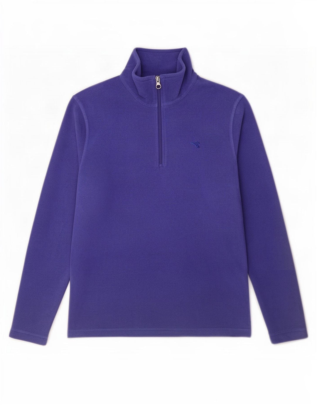 Diadora herre lynlås hals fleece jumper mellemblå polyester