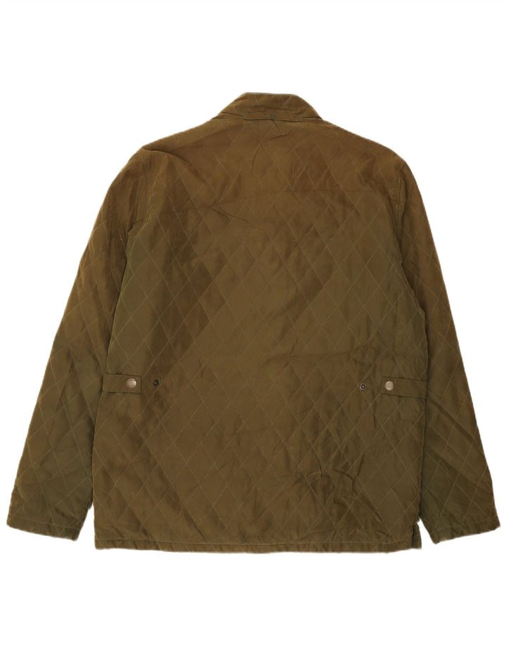Musto Herre quiltet jakke UK 40 Large Khaki Colourblock Polyester