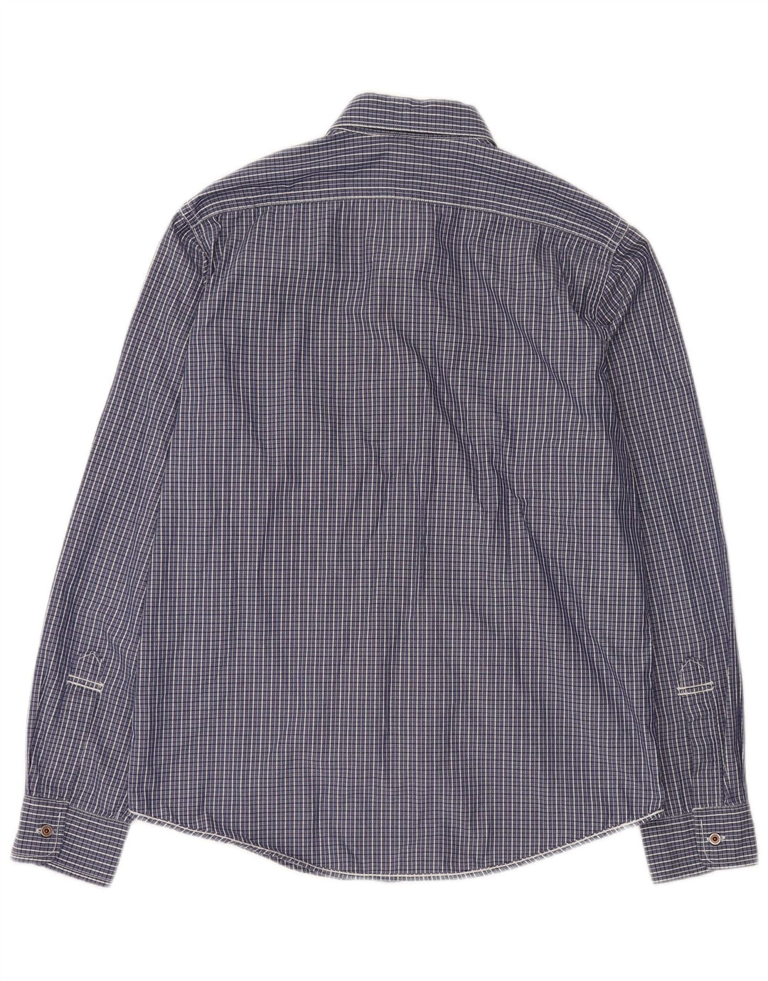 RALPH LAUREN Herreskjorte Medium Blue Gingham Cotton