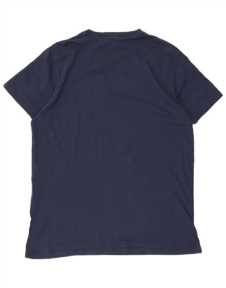Dockers Herre Khakis Grafisk T-shirt Top Medium Navyblå Bomuld