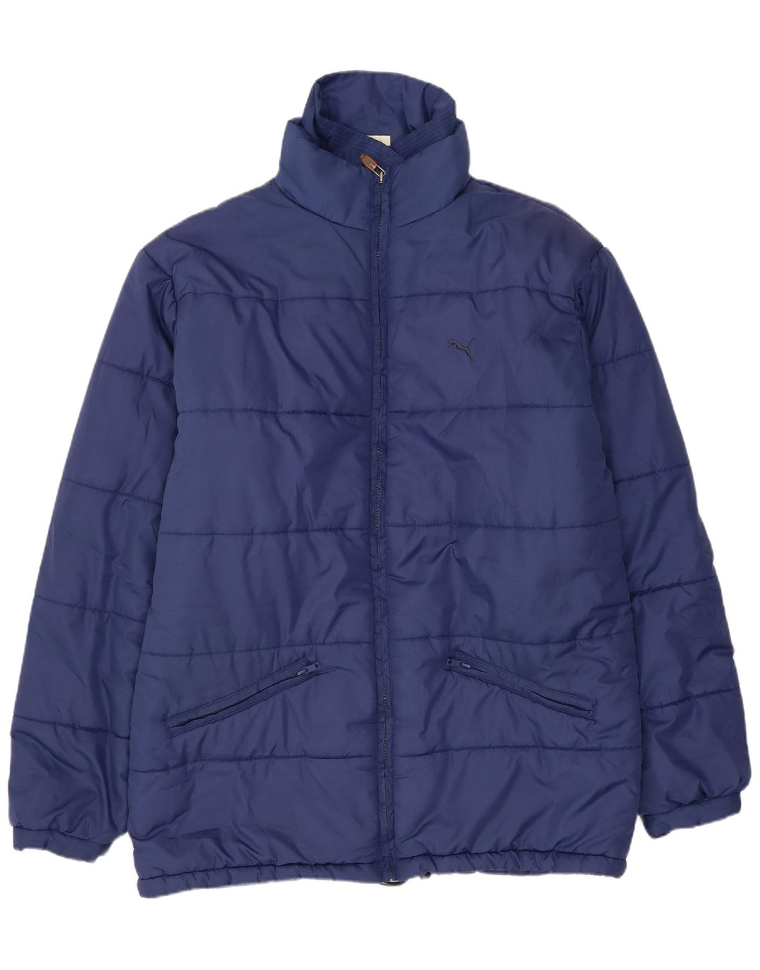 Puma Polstret Herrejakke UK 40 Large Navy Blue Polyamide