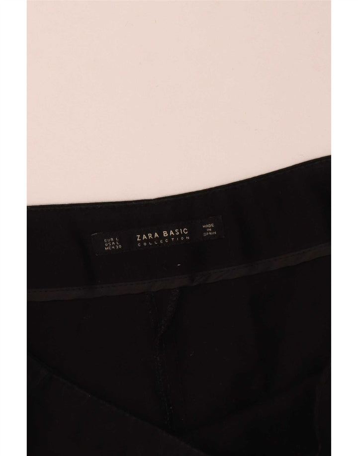Zara Dame Hot Pants Large W30 Sort