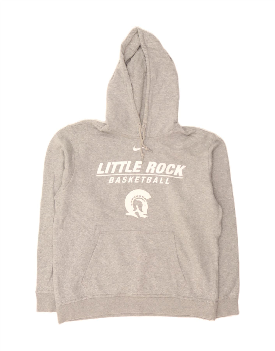 NIKE Mens Basketball Graphic Hoodie Jumper Medium Grey Cotton Vintage Nike and Second-Hand Nike from Messina Hembry 