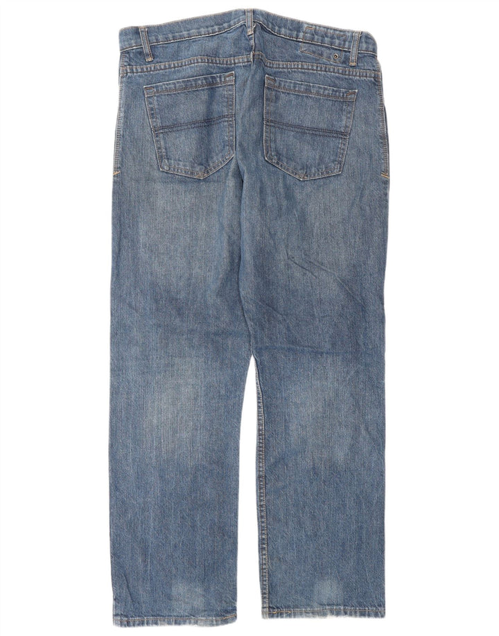 Marks & Spencer Herre Blue Harbor Straight Jeans W34 L29 Blå