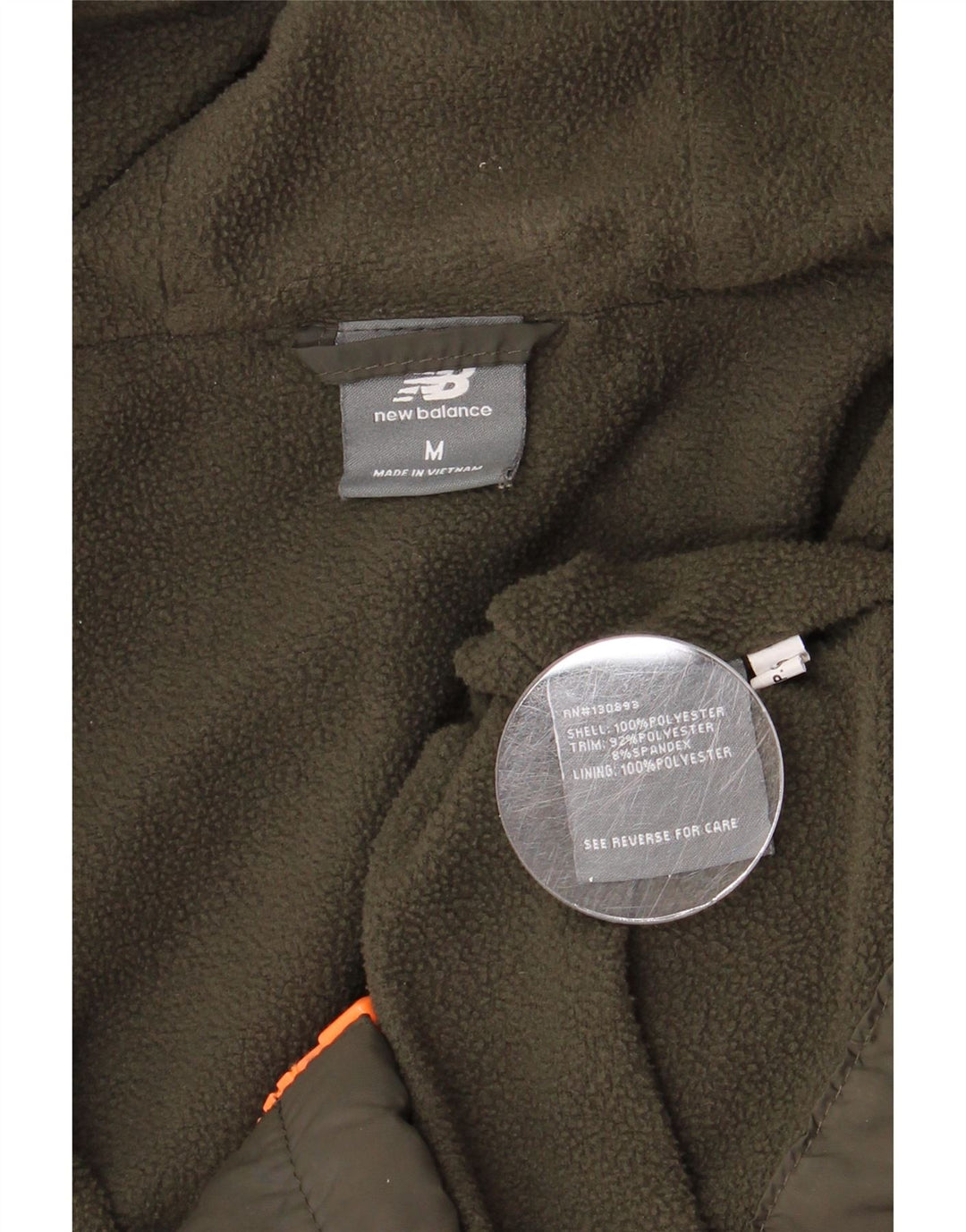 New Balance Dame Hættejakke UK 14 Medium Khaki Polyester