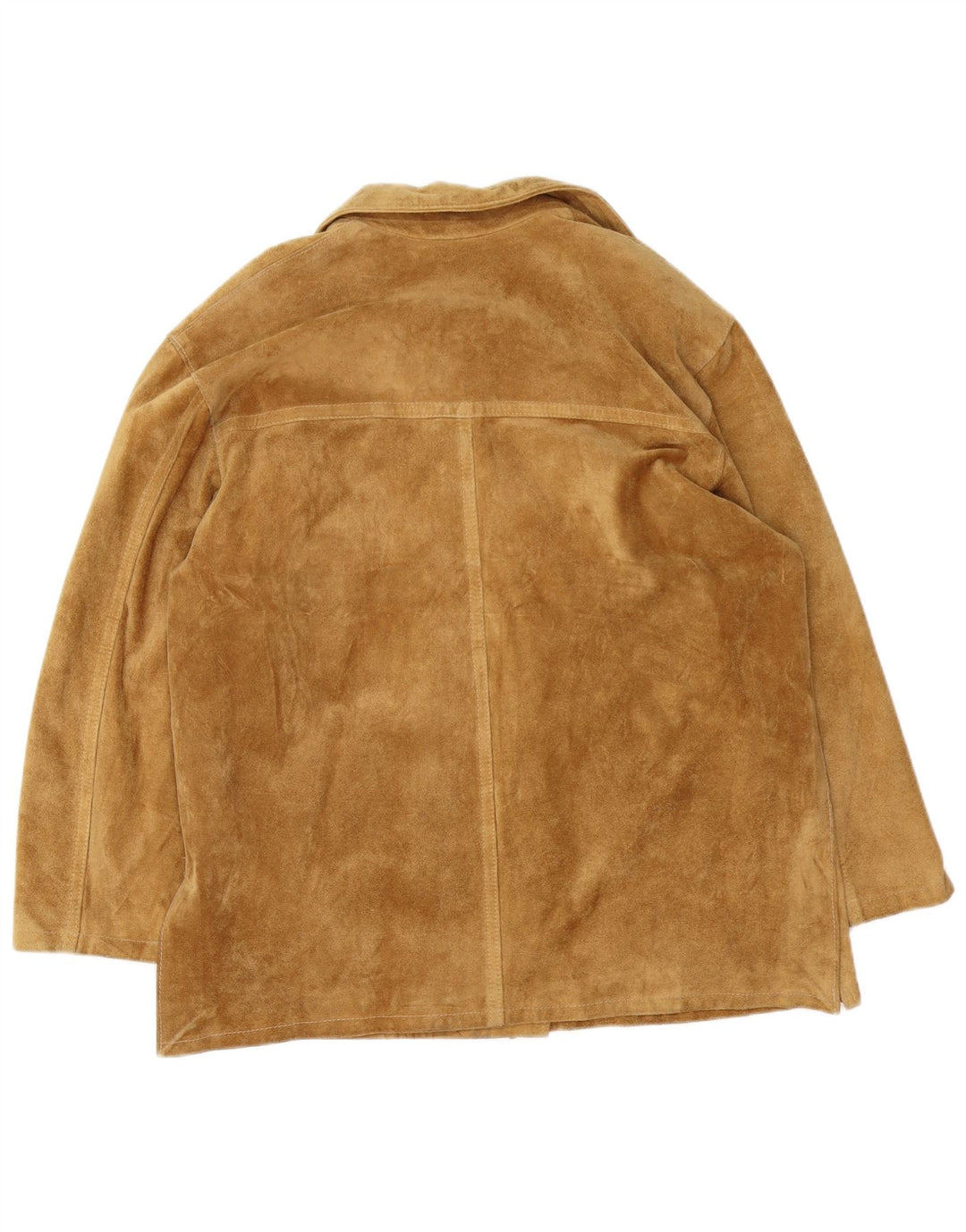 Davin Dame Oversized Ruskindsjakke IT 44 Medium Brun Læder