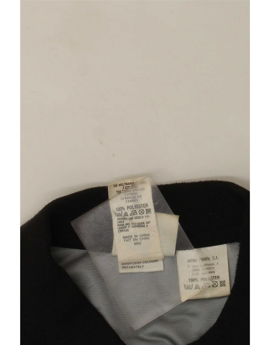 Adidas Grafisk Polo Shirt til mænd UK 36/38 Lille sort polyester