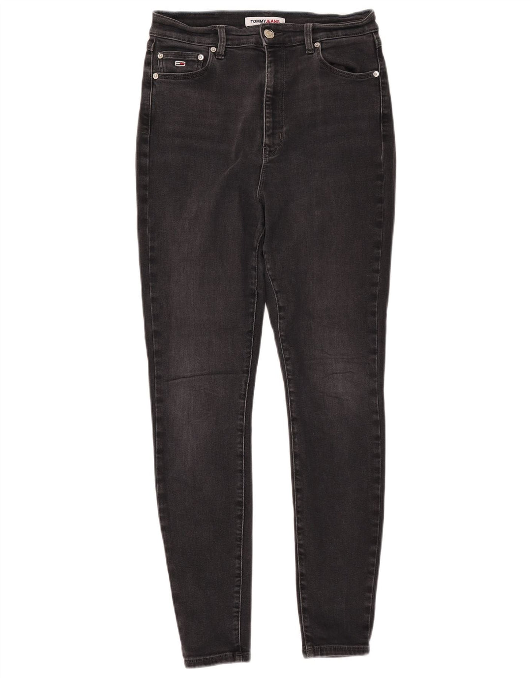 TOMMY HILFIGER Dame Melany High Rise Super Skinny Jeans W30 L30 Sort