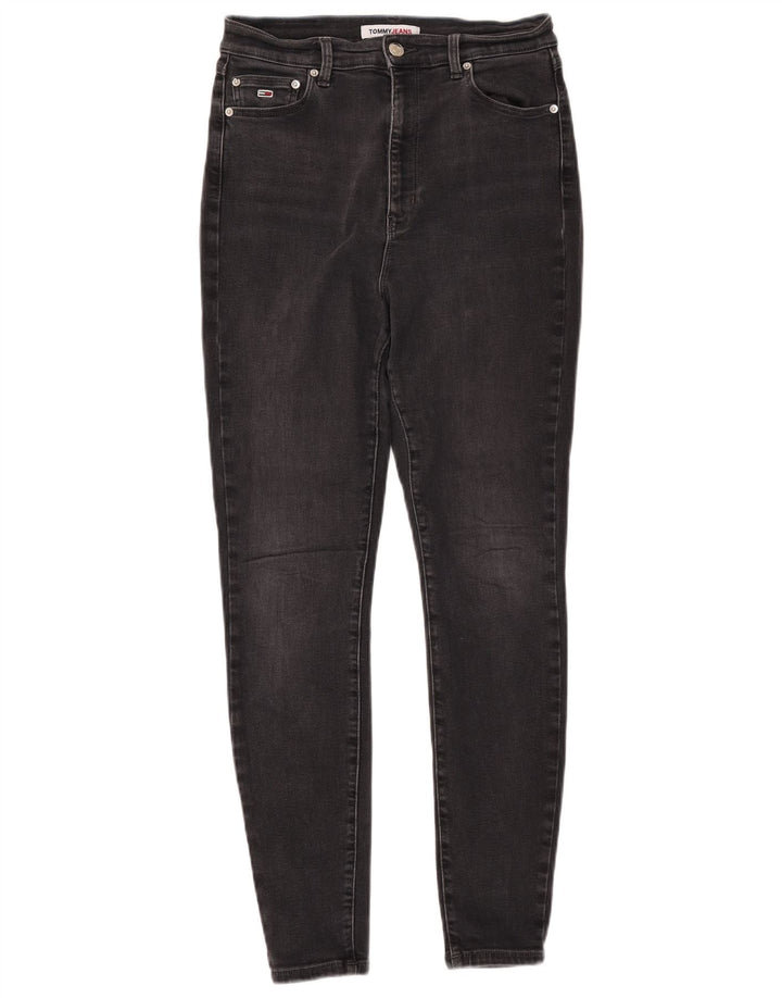 TOMMY HILFIGER Dame Melany High Rise Super Skinny Jeans W30 L30 Sort