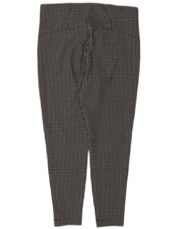 Marks & Spencer Dame fritidsbukser UK 18 XL W36 L28 Sort Houndstooth