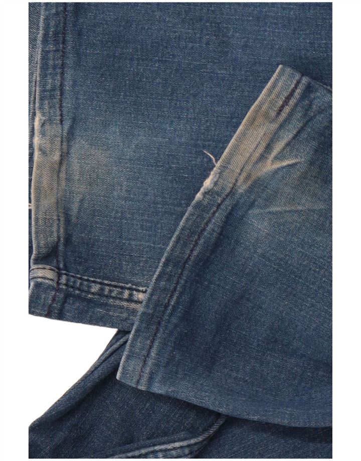 LEVI'S Herre 516 Straight Jeans W33 L34 Blå Bomuld