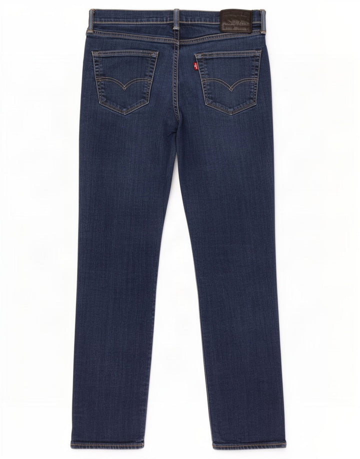 Levi's Herre 511 Slim Jeans W34 L32 Marineblå Bomuld