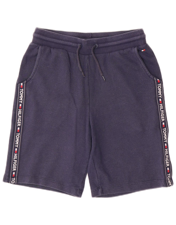 Tommy Hilfiger Herre grafiske sportsshorts Små marineblå bomuld