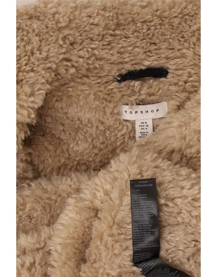Topshop Dame Oversized Corduroy Jacket UK 8 Small Black Colourblock