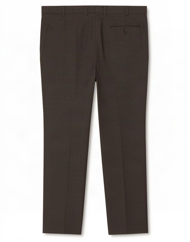 Marks & Spencer Straight Chino-bukser til mænd W38 L33 Grå uld