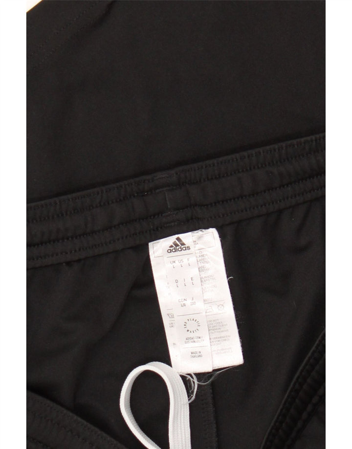 Adidas Sportsshorts til mænd, store sorte polyester