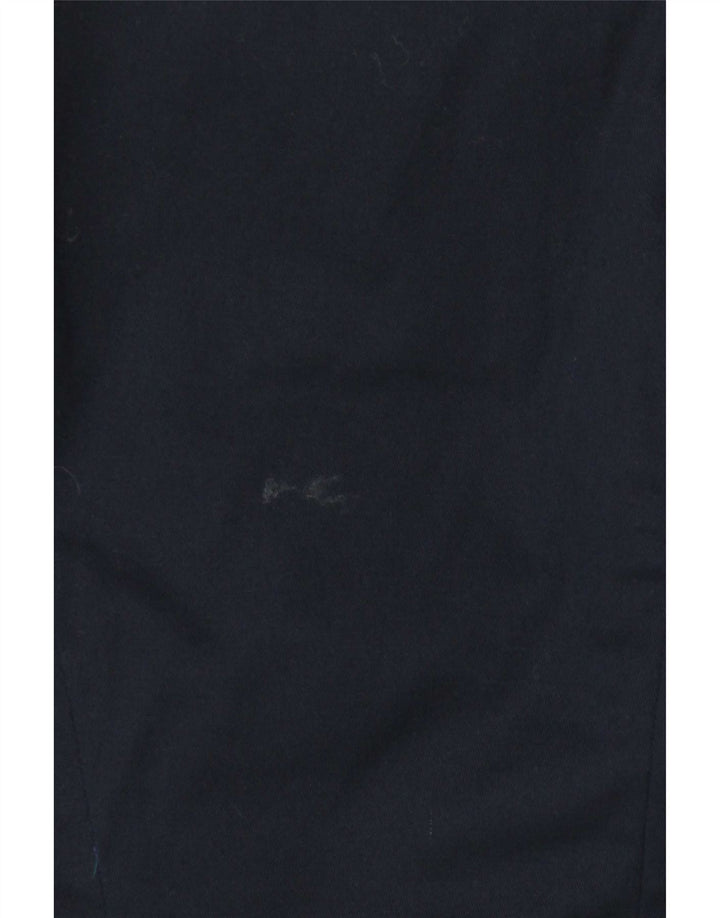 Zara Dame 1 Knap Blazer Jacket UK 18 XL Marineblå Bomuld