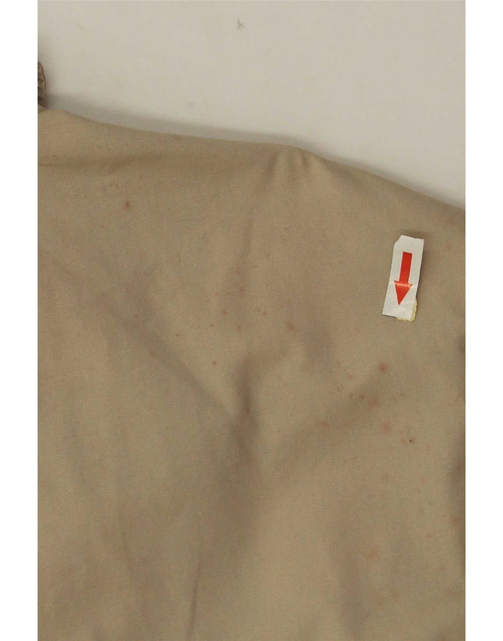Tommy Hilfiger Herre Bomber Jacket UK 44 2XL Beige Polyester