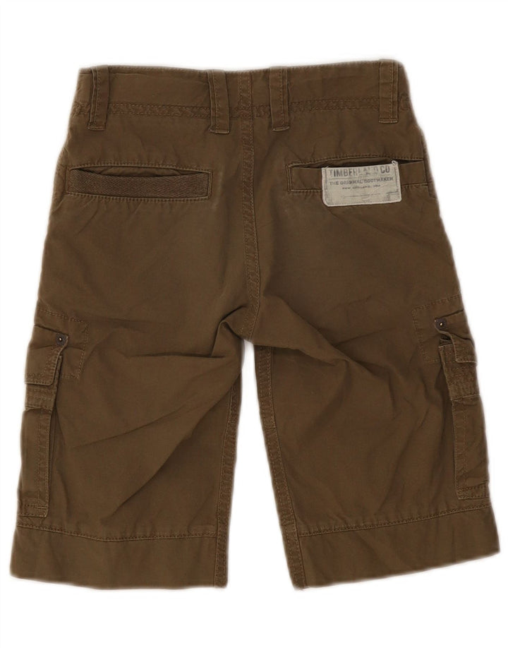 Timberland Boys Cargo Shorts 7-8 år W20 Khaki Cotton