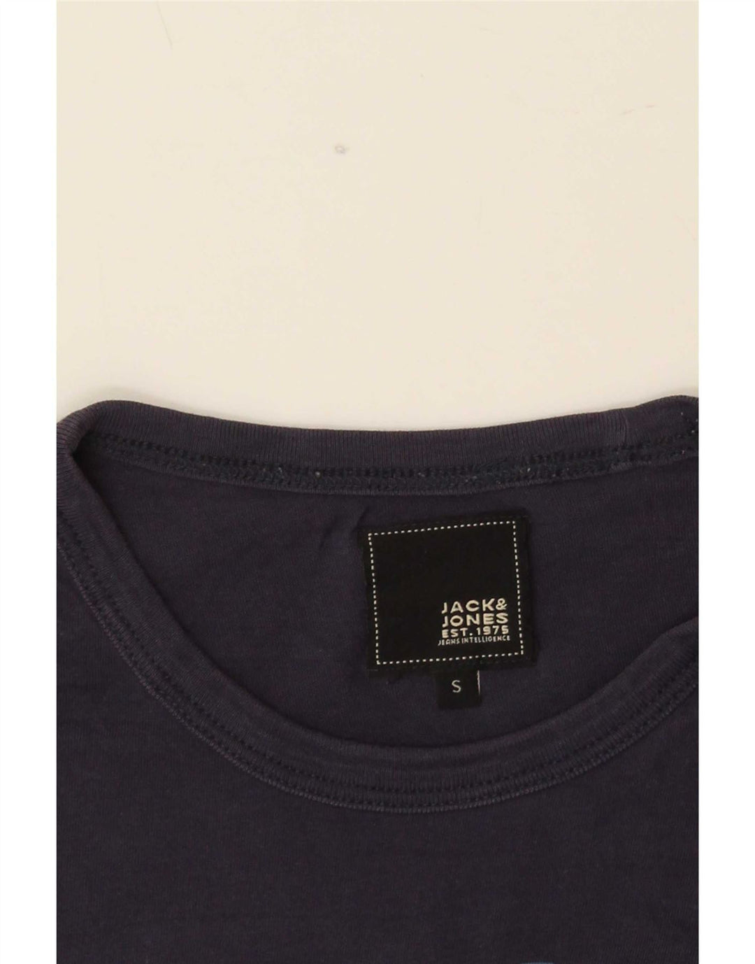Jack & Jones grafisk t-shirt til mænd, lille marineblå
