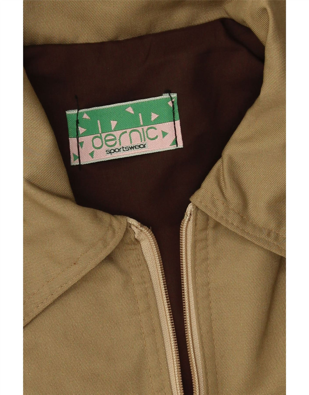 Dernic Herre Bomber Jacket UK 40 Large Beige