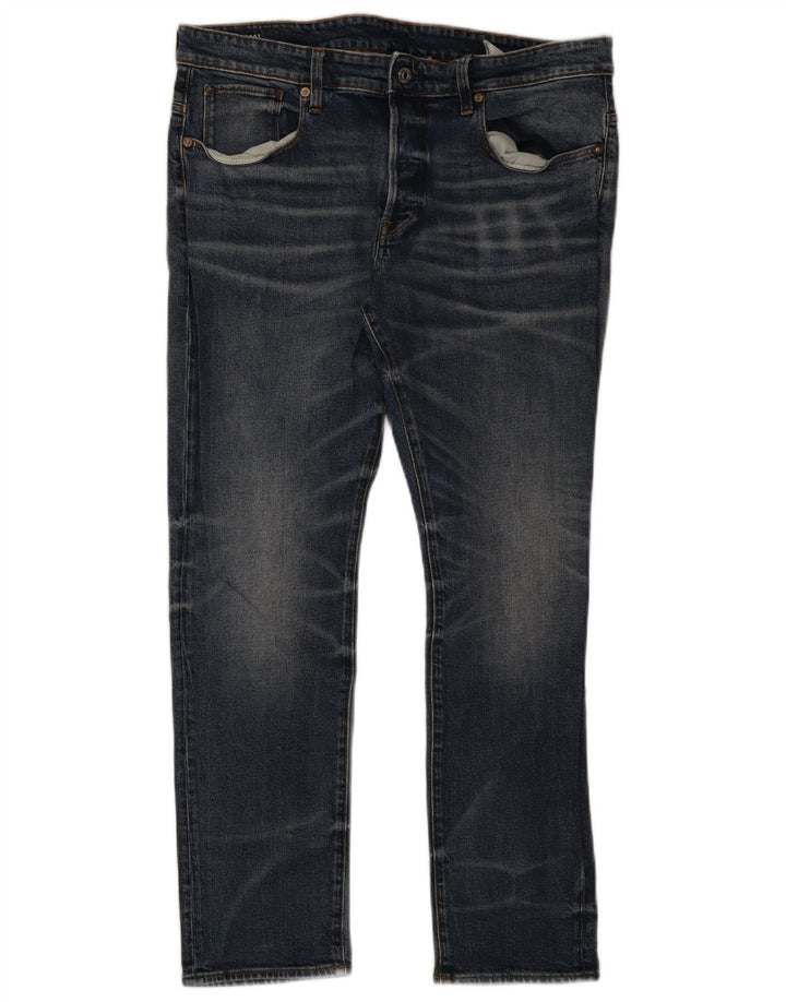 G-Star Herre Slim Jeans W36 L30 Blå Bomuld