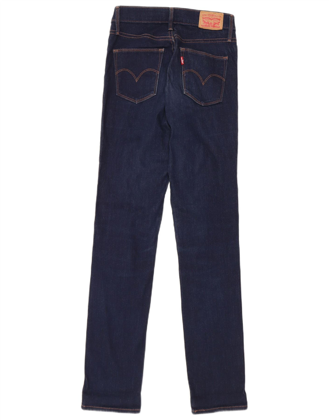 Levi's Kvinder Slankende Slim Jeans W26 L32 Marineblå Bomuld