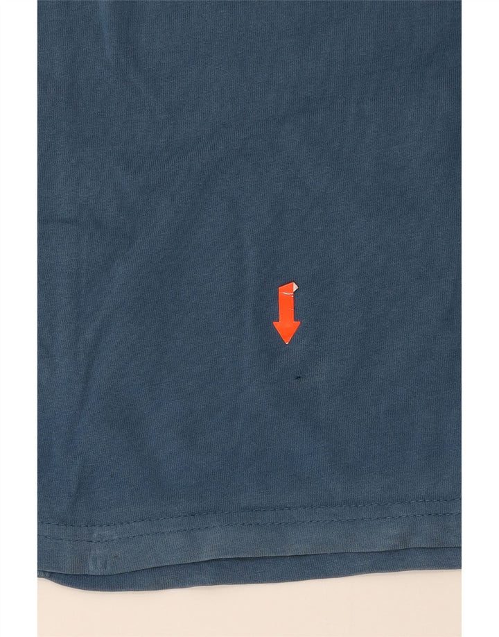 SUPERDRY Mens Graphic T-Shirt Top Small Blue Cotton Vintage Superdry and Second-Hand Superdry from Messina Hembry 