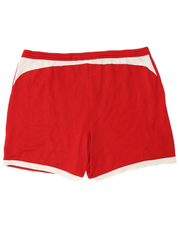 Adidas Herre Climalite Sportshorts XL Rød Colourblock Polyester