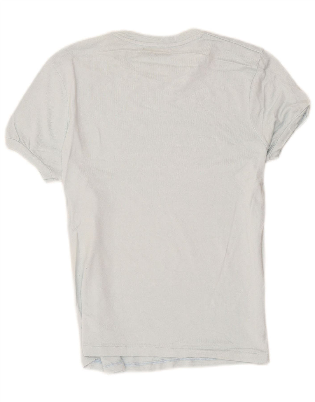 Zara Dame T-Shirt Top UK 12 Medium Blue
