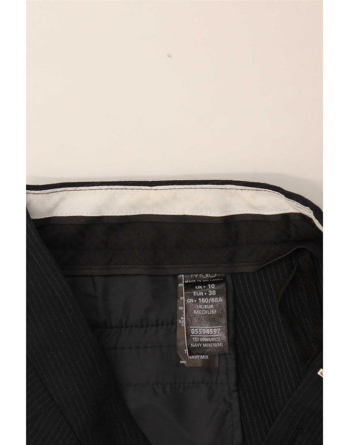 Marks & Spencer jakkesæt til kvinder UK 10 Small W32 L27 Navy Blue