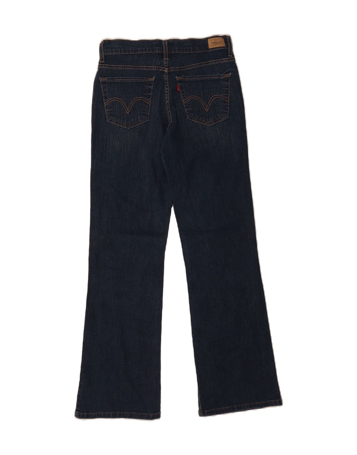 LEVI'S Womens 512 Bootcut Jeans US 8Medium W30 L31 Navy Blue Vintage Levi's and Second-Hand Levi's from Messina Hembry 