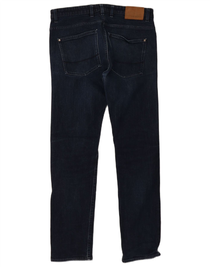 Ted Baker Herre Regular Slim Jeans W34 L32 Blå